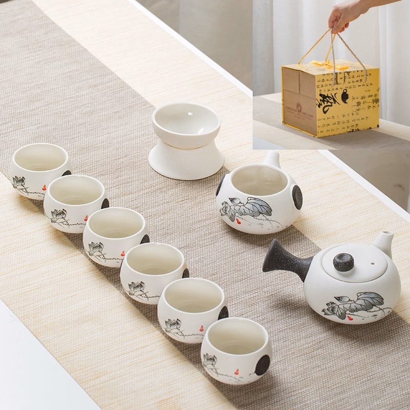 Bộ Ấm Pha Trà Định Châu Hoa Sen - Sương Mai - Ảnh 3