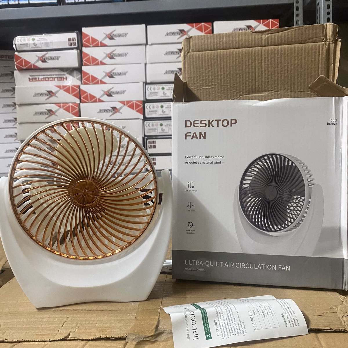 Quạt Bàn Mini Di Động - Sương Mai - Ảnh 4