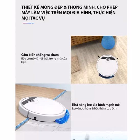 Robot Hút Bụi Lau Nhà - Jishida - Ảnh 12