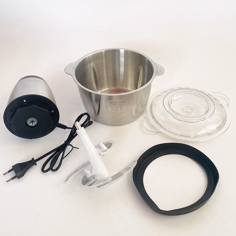 Máy Xay Đa Năng 4 Lưỡi Dao, Công Suất 250W, Bình Inox Dung Tích 2L - Yalixi - Ảnh 5