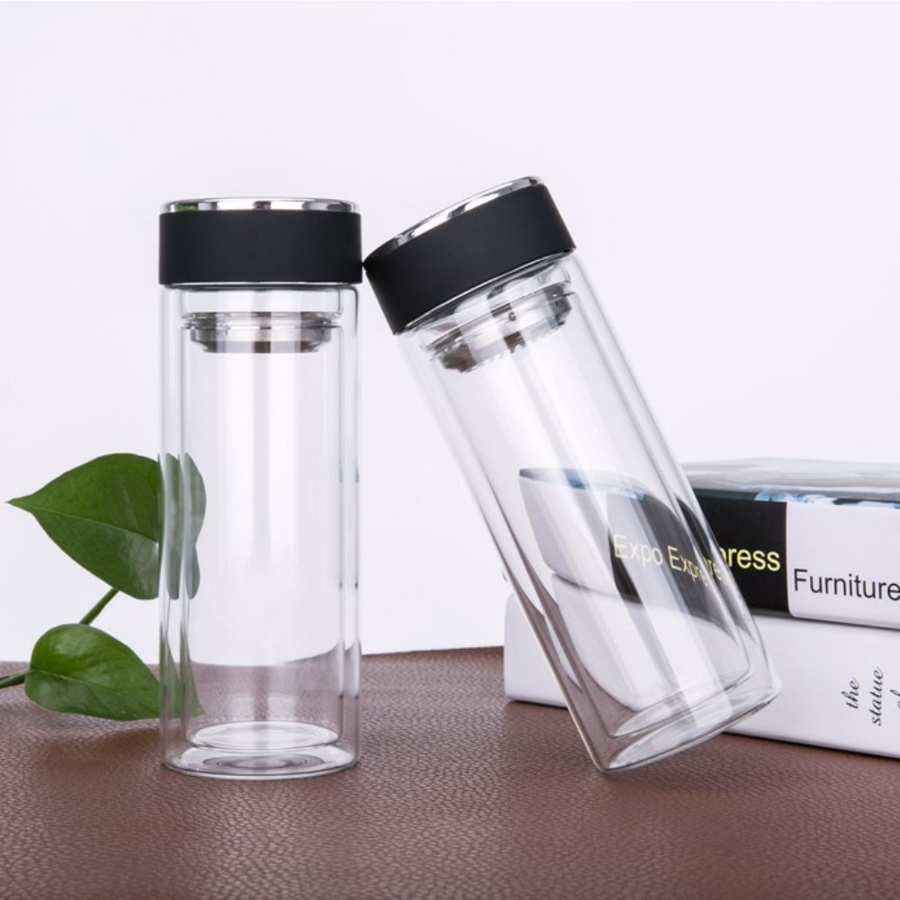 Bình Giữ Nhiệt Thủy Tinh 2 Lớp Pha Trà - Sương Mai - Ảnh 9