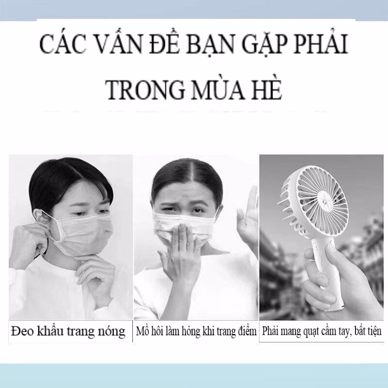 Quạt Đeo Cổ Usb Mini Tích Điện Không Cánh Tiện Lợi, Thời Trang, Dáng Thể Thao - Sương Mai - Ảnh 10