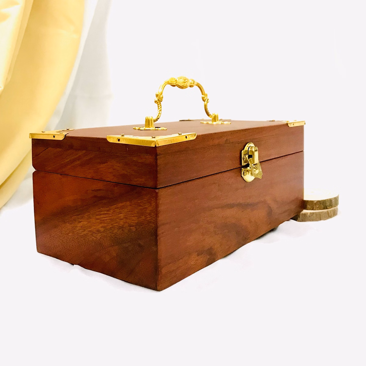 Hộp Đựng Trà Gỗ Hương 150G - Sương Mai - Ảnh 5