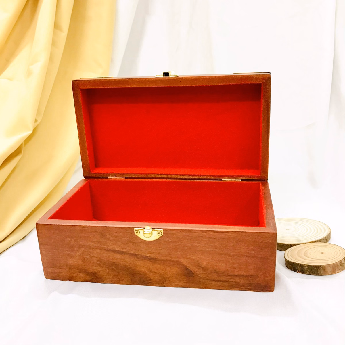 Hộp Đựng Trà Gỗ Hương 150G - Sương Mai - Ảnh 6