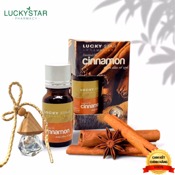 Tinh Dầu Vỏ Quế 10Ml (Tặng Túi Treo) - Lucky Star - Ảnh 3