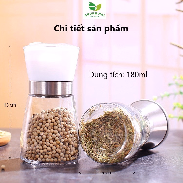 Lọ Nghiền Gia Vị 180Ml - Sương Mai - Ảnh 4