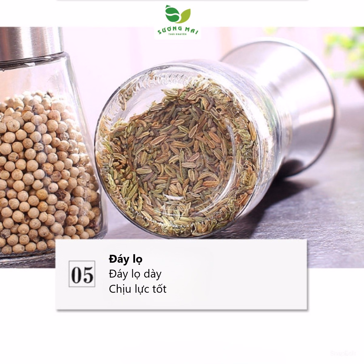 Lọ Nghiền Gia Vị 180Ml - Sương Mai - Ảnh 7