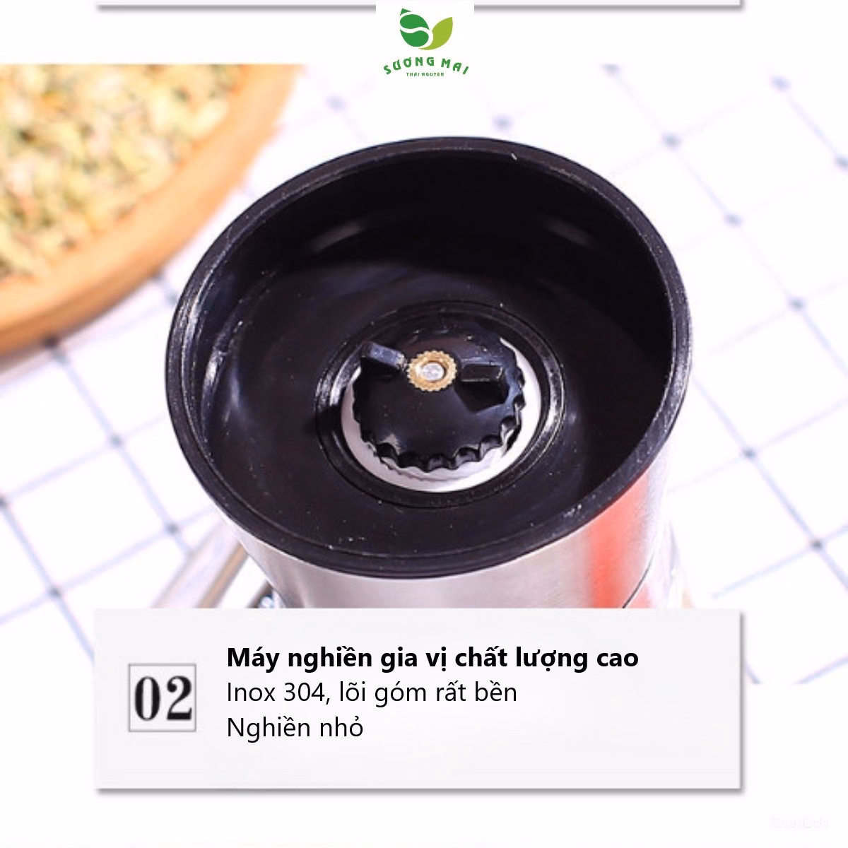 Lọ Nghiền Gia Vị 180Ml - Sương Mai - Ảnh 8