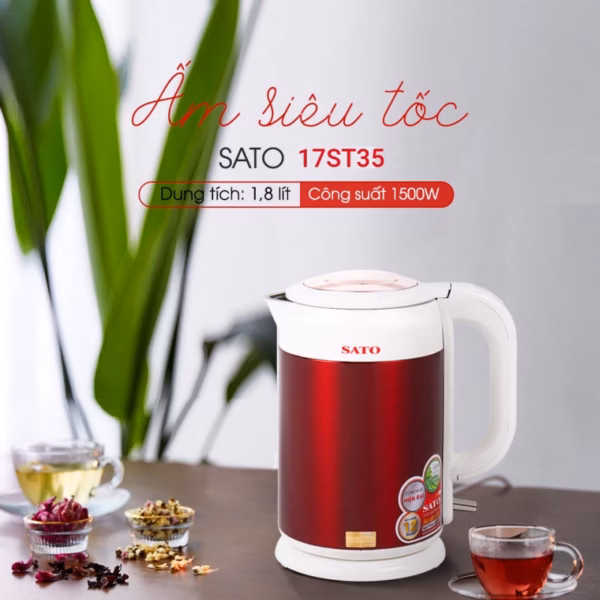 Ấm Siêu Tốc 17St35 1.8L - Sato - Ảnh 3
