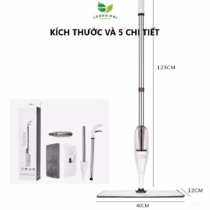 Cây Lau Nhà Phun Nước Xoay 360 Độ - Aurora Water Spraymop
