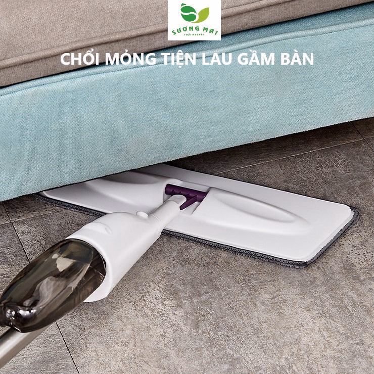 Cây Lau Nhà Phun Nước Xoay 360 Độ - Aurora Water Spraymop - Ảnh 10