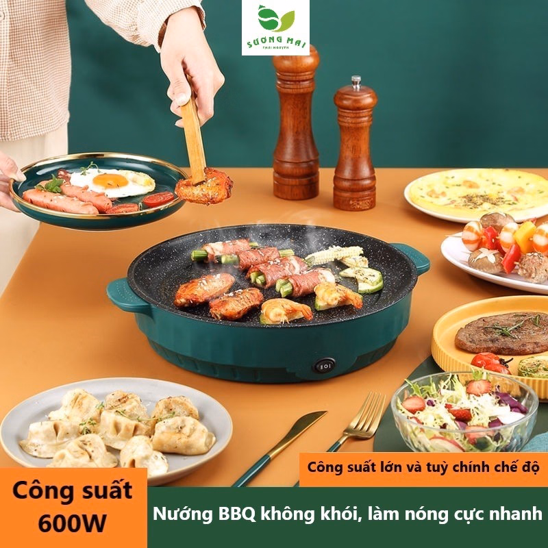 Chảo Điện Đa Năng Đường Kính 26Cm, Chiên Rán Tiện Lợi - Juneng - Ảnh 3