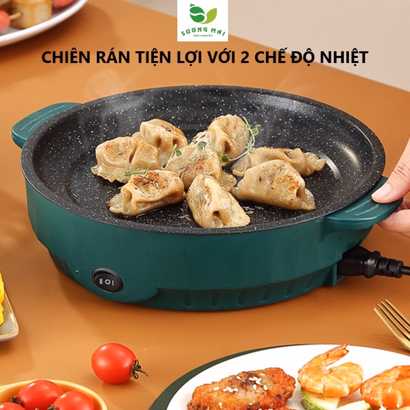 Chảo Điện Đa Năng Đường Kính 26Cm, Chiên Rán Tiện Lợi - Juneng - Ảnh 4