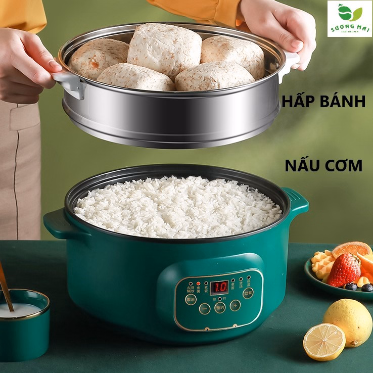 Lẩu Điện Tử Đa Năng 6 Chế Độ Nấu, Công Suất 1000W - Baidazun - Ảnh 3