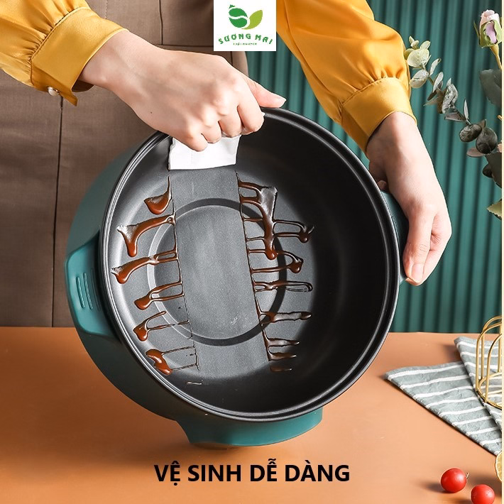 Lẩu Điện Tử Đa Năng 6 Chế Độ Nấu, Công Suất 1000W - Baidazun - Ảnh 6