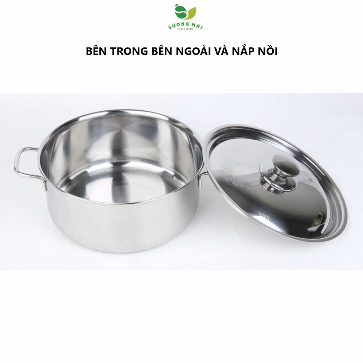 Bộ Nồi Inox 3 Món, Nắp Inox - Sharp - Ảnh 5