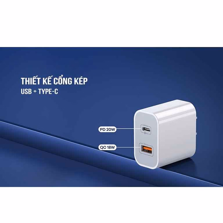 Củ Sạc 20W 2 Cổng Rp-U68 - Remax - Ảnh 3
