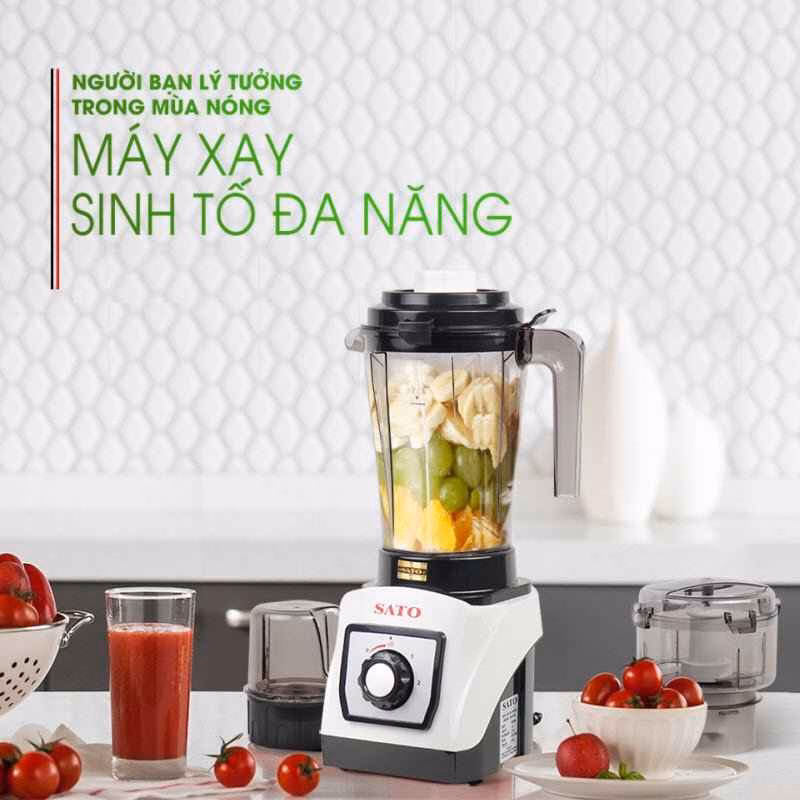 Máy Xay Sinh Tố Đa Năng Sato Mx6307B - Sato - Ảnh 3