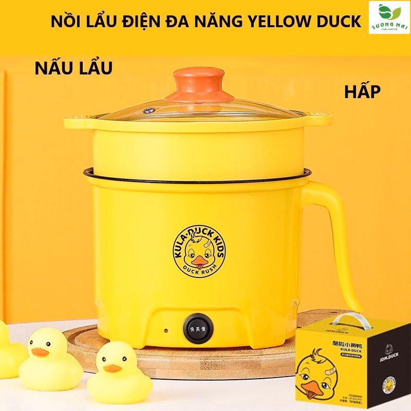 Nồi Lẩu Điện Đa Năng Yellow Duck 1.8 Lít - Kula Duck - Ảnh 2