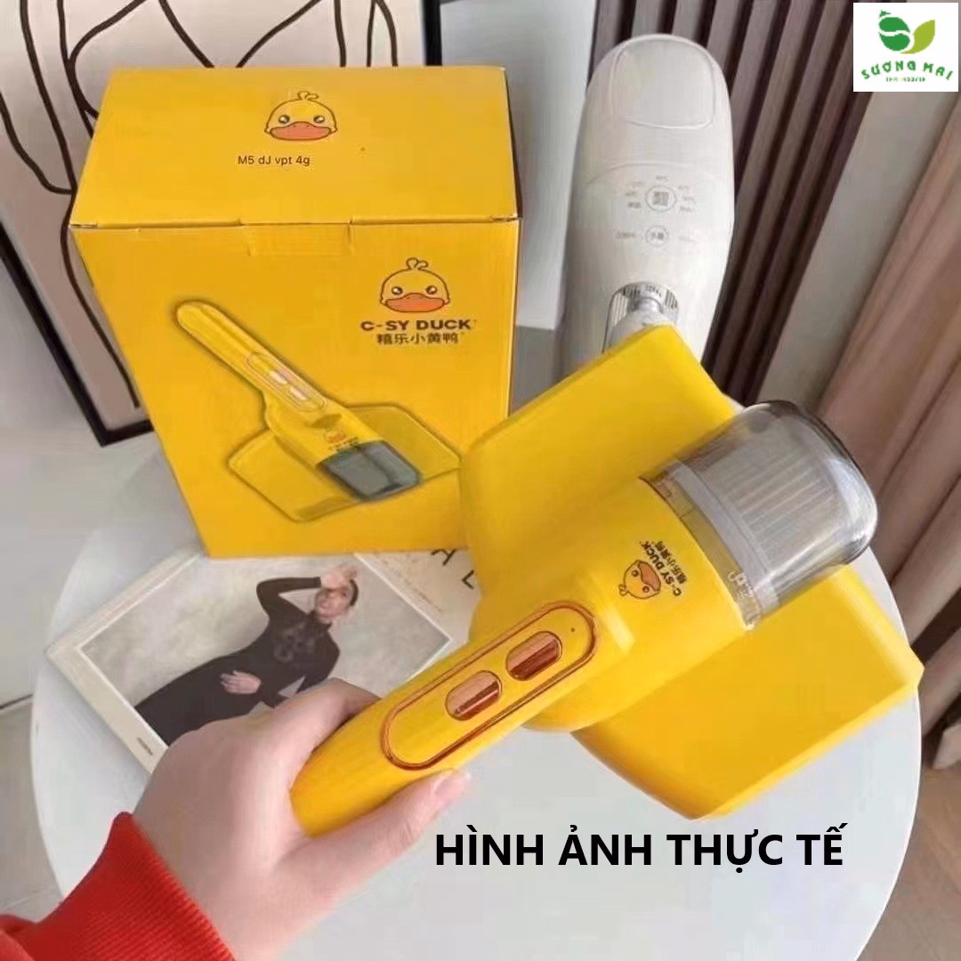 Máy Hút Bụi Cầm Tay Yellow Duck Diệt Khuẩn 99% Bằng Uv - Kula Duck - Ảnh 4