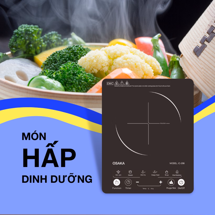 Bếp Điện Từ Cảm Ứng Ic-206 Siêu Mỏng - Osaka - Ảnh 3