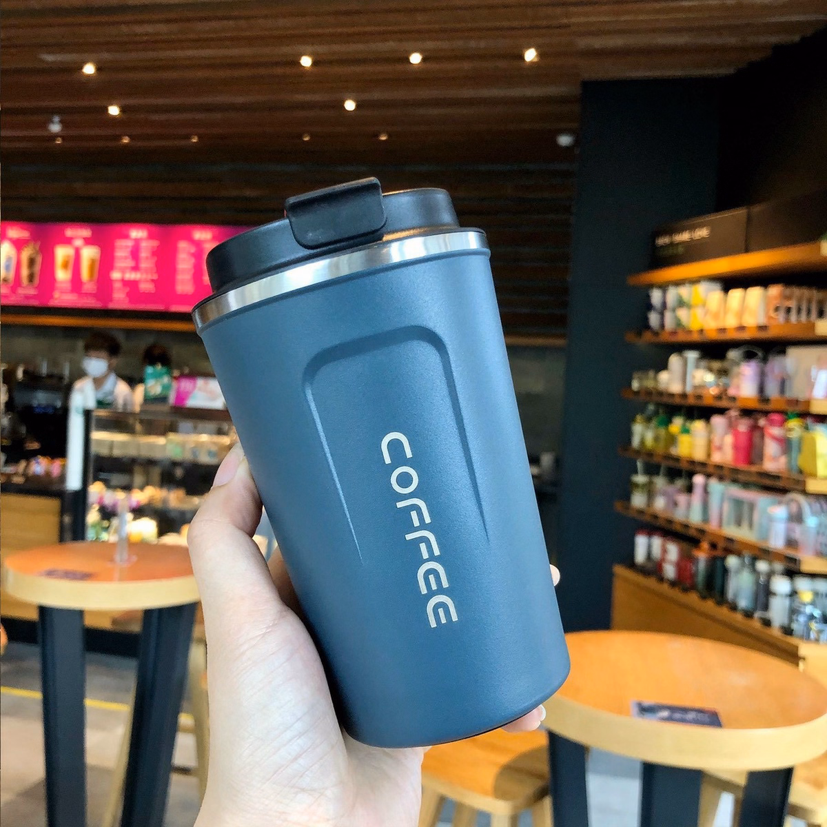 Ly Giữ Nhiệt Tiện Dụng Uống Trà, Cà Phê 510Ml - Coffee - Ảnh 12