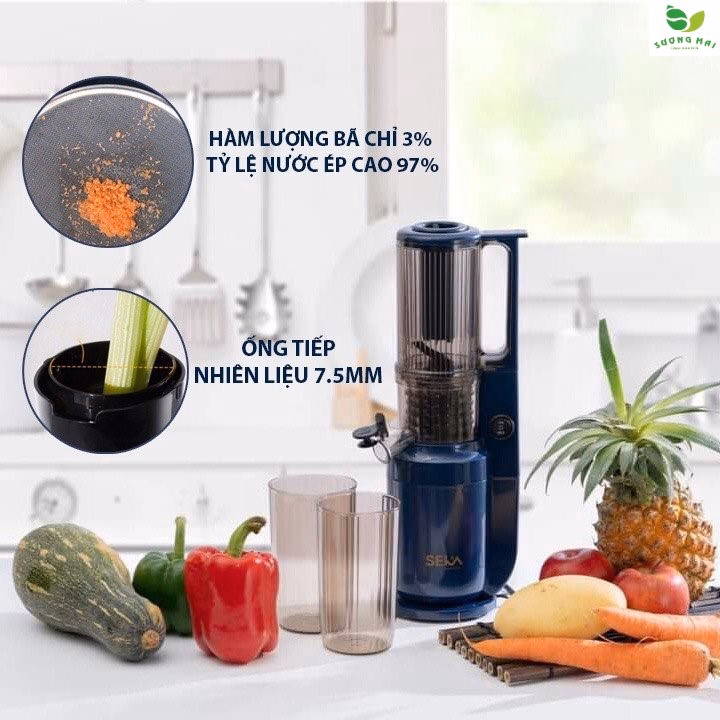 Máy Ép Chậm Chính Hãng, Công Suất 250W - Seka - Ảnh 8
