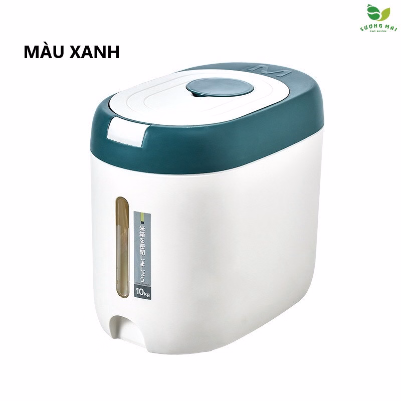 Thùng Đựng Gạo Hình Ô Van 10Kg - Sương Mai - Ảnh 3