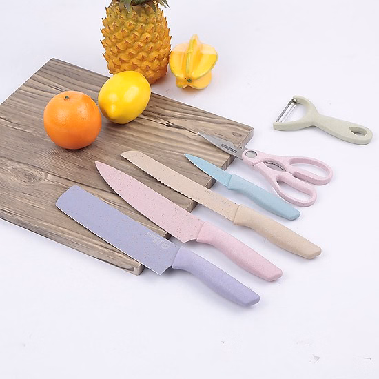 Bộ Dao Lúa Mạch Kitchen Everrich 6 Món - Su - Ảnh 3