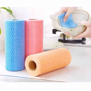 Cuộn 50 Tờ Giấy Lau Bếp Đa Năng Tái Sử Dụng (Giao Màu Ngẫu Nhiên) - Su