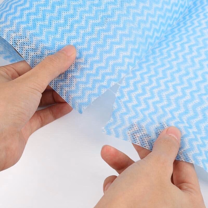 Cuộn 50 Tờ Giấy Lau Bếp Đa Năng Tái Sử Dụng (Giao Màu Ngẫu Nhiên) - Su - Ảnh 4