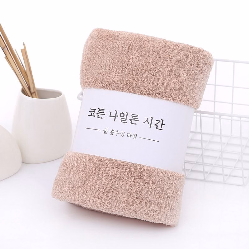 Khăn Tắm Hàn Quốc Cao Cấp Loại 1 (Giao Màu Ngẫu Nhiên) - Su - Ảnh 2