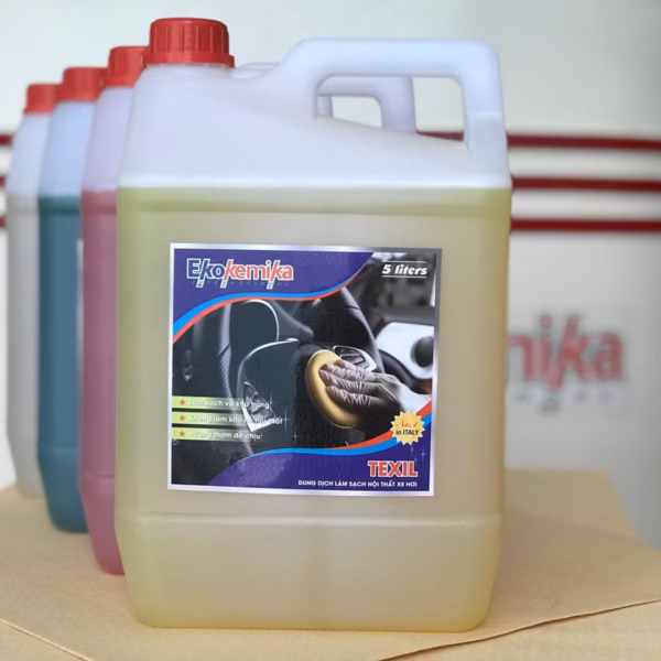 Dung Dịch Làm Sạch Nội Thất Ghế Da Texil 5L - Ekokemika