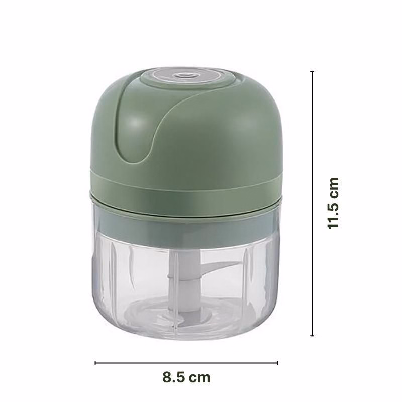 Máy Xay Tỏi Ớt Mini Cổng Sạc Usb M02 - Su - Ảnh 5