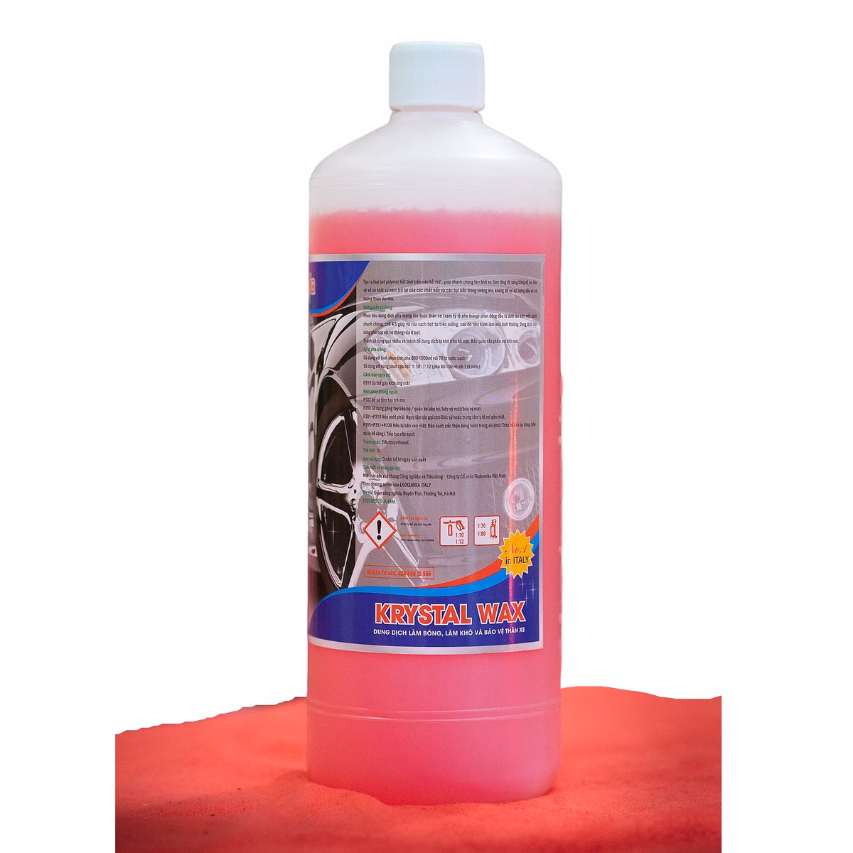 Dung Dịch Làm Bóng, Khô Và Bảo Vệ Thân Xe Krystal Wax - Ekokemika - Ảnh 2