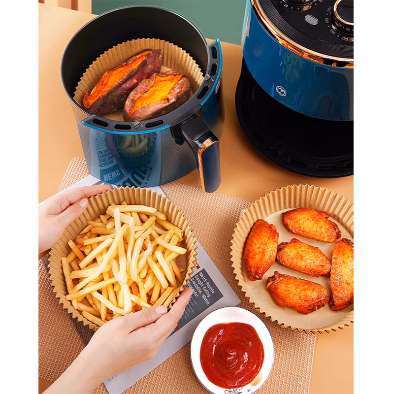 Set 50 Giấy Thấm Dầu Lót Nồi Chiên Dạng Khay Tiện Lợi - Su - Ảnh 5