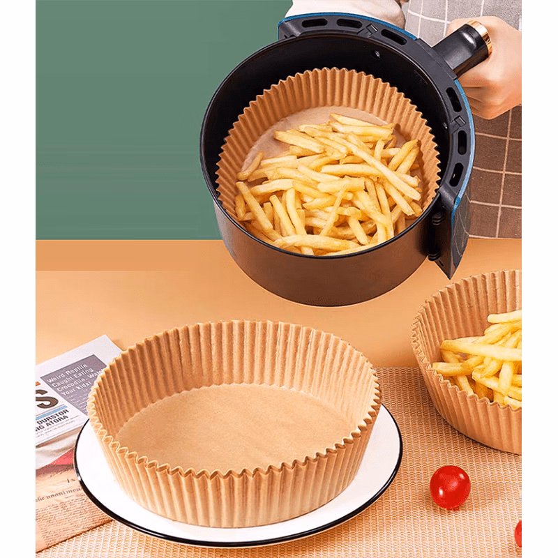 Set 50 Giấy Thấm Dầu Lót Nồi Chiên Dạng Khay Tiện Lợi - Su - Ảnh 6