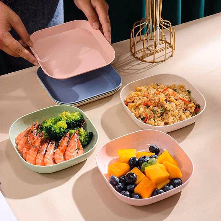 Set 10 Dĩa Nhựa Đựng Thức Ăn, Đựng Trái Cây - Su - Ảnh 2