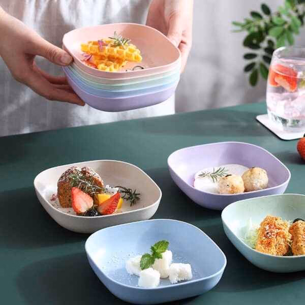 Set 10 Dĩa Nhựa Đựng Thức Ăn, Đựng Trái Cây - Su - Ảnh 3