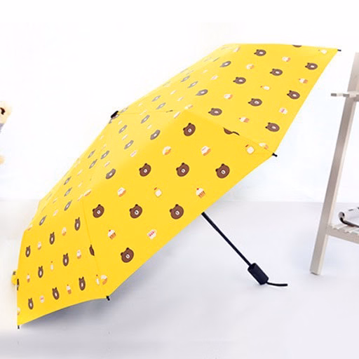 Dù Đi Mưa, Che Nắng Gấp Gọn Hình Gấu Dễ Thương - Su - Ảnh 4