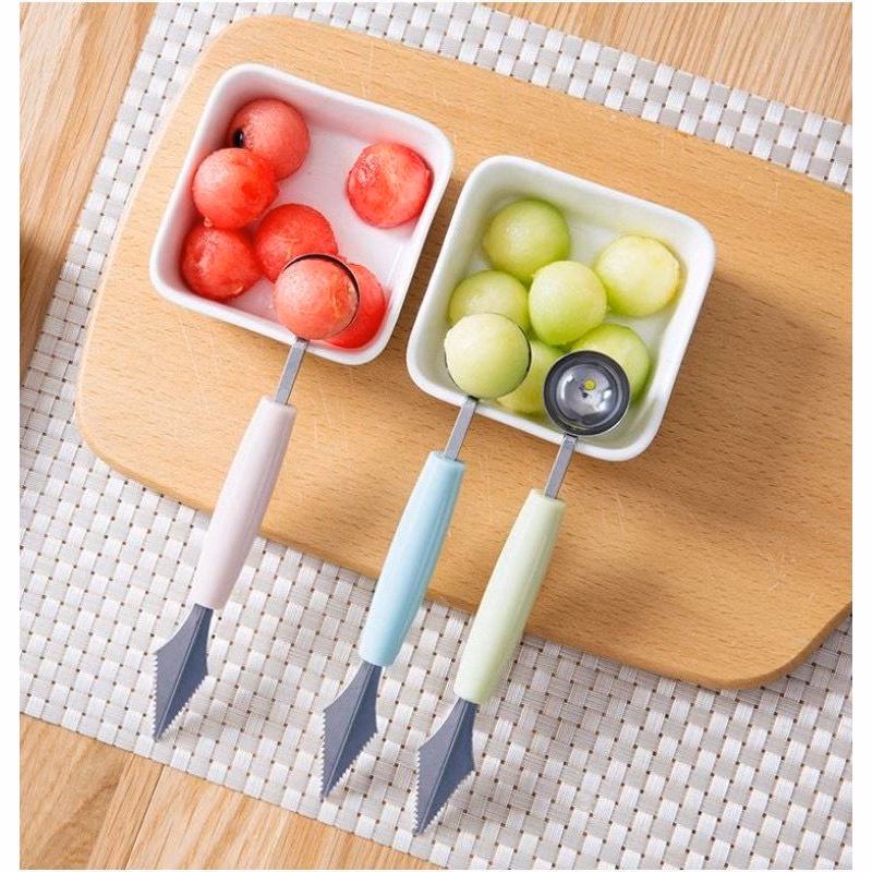 Dụng Cụ Tỉa Hoa Quả Tạo Hình 2 Đầu - Su