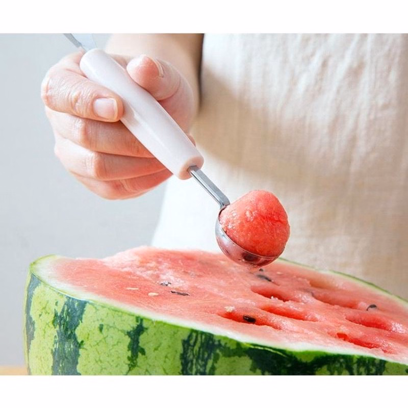 Dụng Cụ Tỉa Hoa Quả Tạo Hình 2 Đầu - Su - Ảnh 4