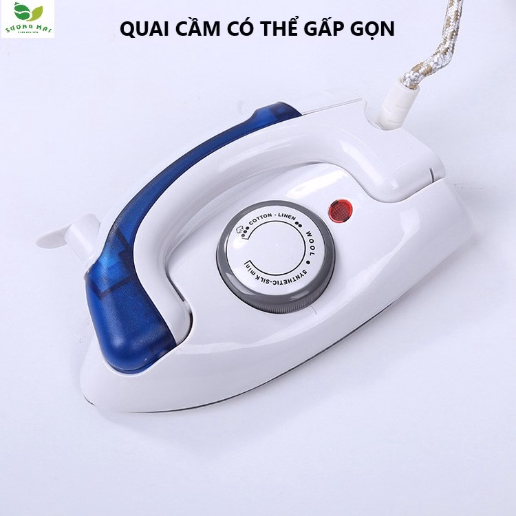 Bàn Là Hơi Nước Cầm Tay Mini, Nhỏ Gọn Tiện Dụng Hf258B - Sương Mai - Ảnh 3