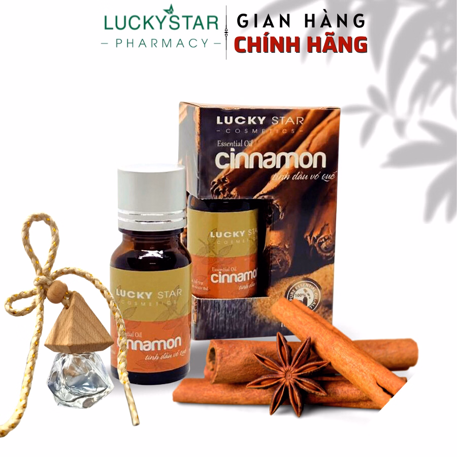 Tinh Dầu Vỏ Quế 10Ml (Tặng Túi Treo) - Lucky Star - Ảnh 2