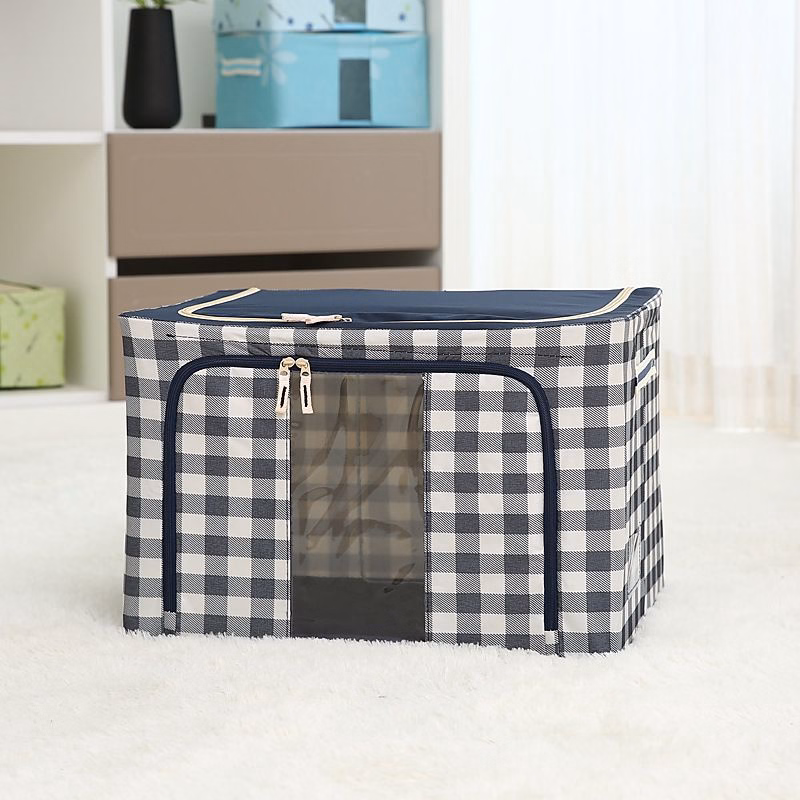 Hộp Đựng Quần Áo Chăn Màn Khung Thép Cao Cấp - Su - Ảnh 6