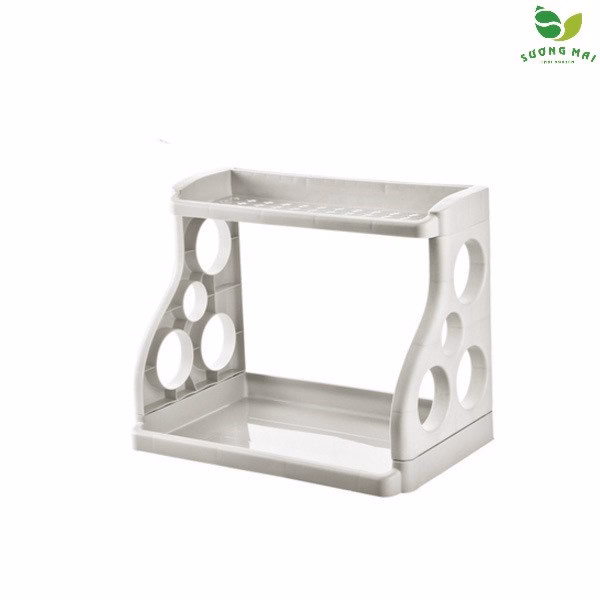 Kệ Gia Vị Bằng Nhựa 2 Tầng - Sương Mai - Ảnh 3