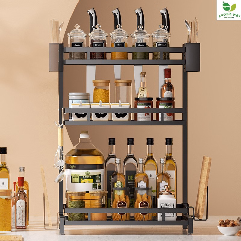 Kệ Gia Vị Bằng Thép - Sương Mai - Ảnh 4