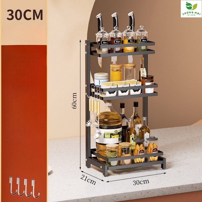 Kệ Gia Vị Bằng Thép - Sương Mai - Ảnh 3