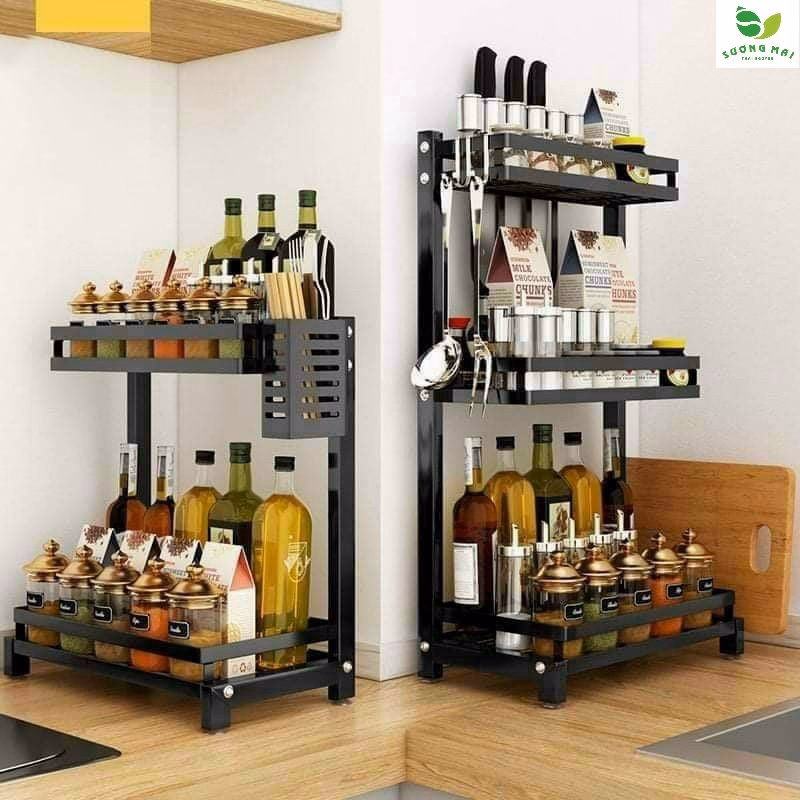 Kệ Gia Vị Bằng Thép - Sương Mai - Ảnh 2