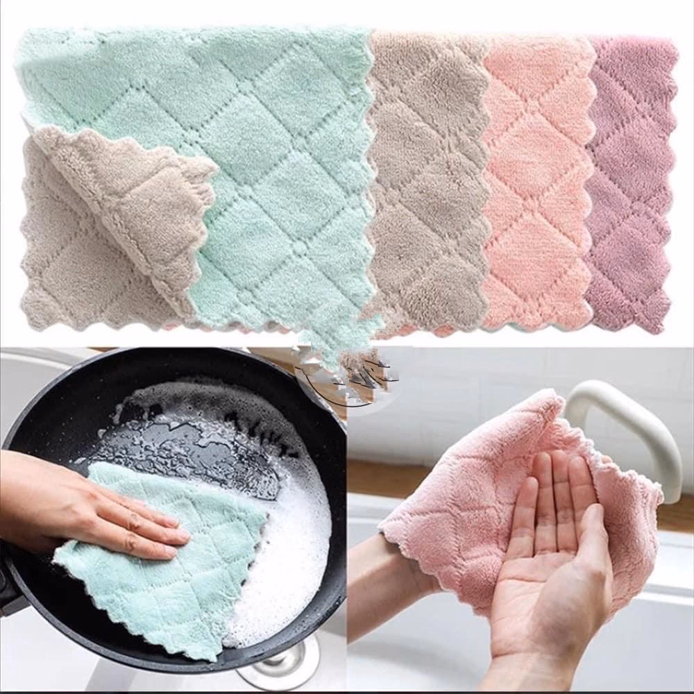 Khăn Lau Bếp Đa Năng 2 Mặt - Su - Ảnh 3